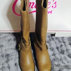 Candie's Tan Kids Boots